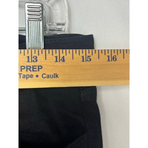 Goldsign Womens 10 Black Morgan High Rise Straight Leg Denim Jeans W3211-372 - Picture 4 of 7